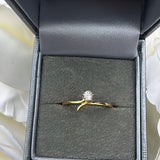 Gold Plated Diana Ring- Sterling Silver