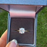 Sterling Silver Gold Plated Sorrento Ring- Up to size U