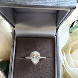 Adira - Sterling Silver Pear Shaped Ring