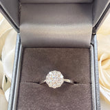 Eternal Flower Moissanite Ring- Silver