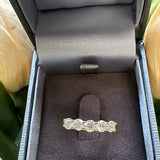 Moissanite Eternity Ring- 9ct Yellow Gold