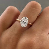2ct Moissanite Sterling Silver Gold Plated Halo Ring- Gold