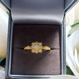 Eternal Bloom  Moissanite Ring- Gold