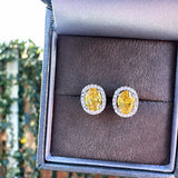 Sterling Silver Citrine Earrings