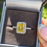 Sterling Silver Citrine Ring