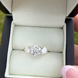 9ct Gold Deluxe Emily 4ct Trilogy Ring