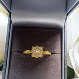 Eternal Bloom  Moissanite Ring- Gold