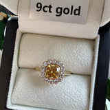 9ct Gold Champagne Blossom Ring