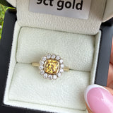 9ct Gold Champagne Blossom Ring