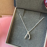 Sterling Silver Wishbone Chain