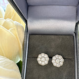 Sterling Silver Flower Earrings