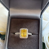 Sterling Silver Citrine Ring