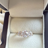 9ct Gold Deluxe Emily 4ct Trilogy Ring