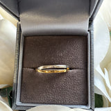 Sterling Silver & Gold Plated Twist Ring