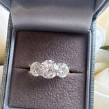 9ct Gold Deluxe Emily 4ct Trilogy Ring