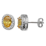 Sterling Silver Citrine Earrings