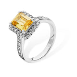 Sterling Silver Citrine Ring