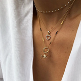 Necklace Bright Heart (14ct Gold Plated)