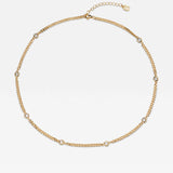 Temperance  Gold Necklace - Sterling Silver