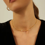 Temperance  Gold Necklace - Sterling Silver