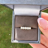 Moissanite Eternity Ring- Gold